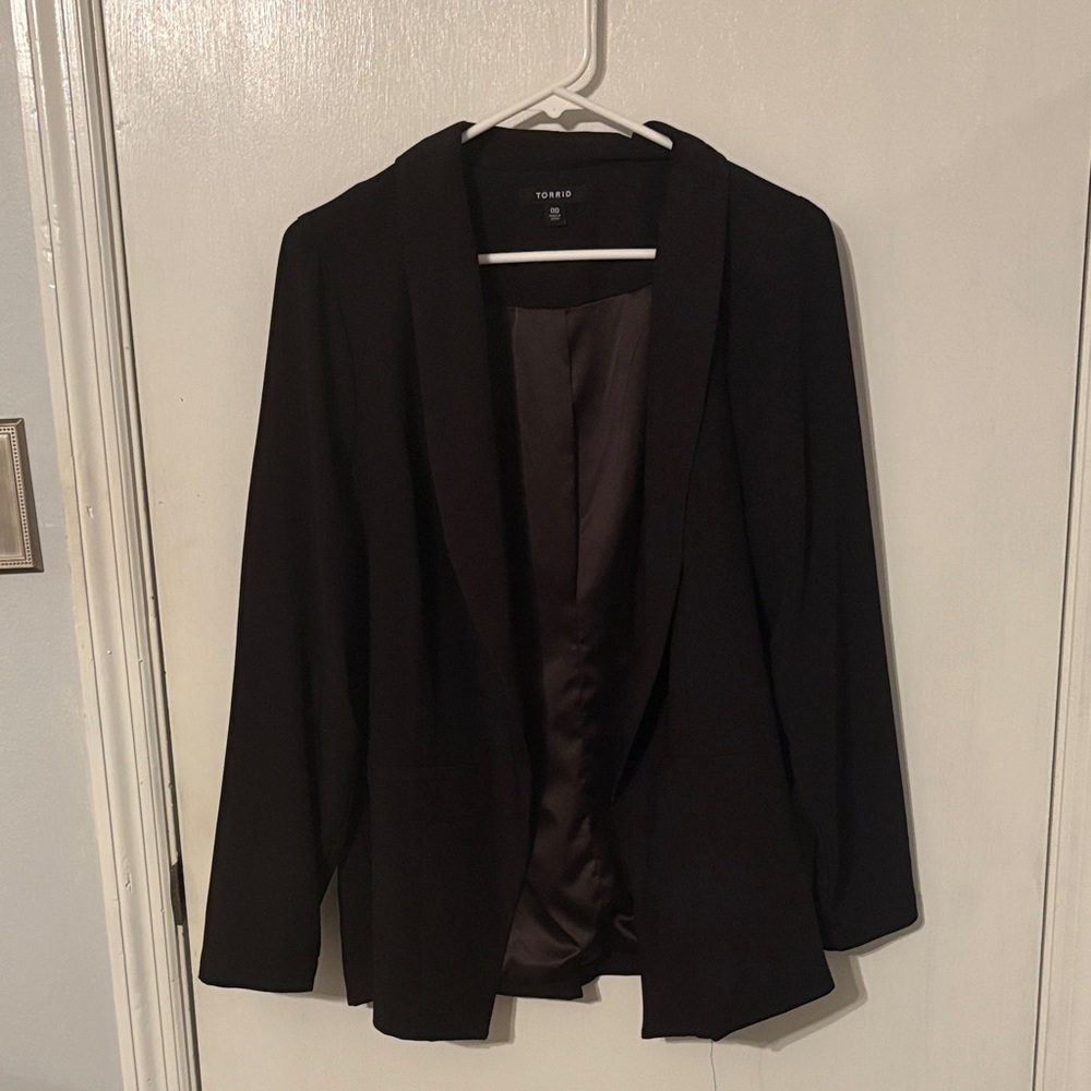 Torrid Elegant Black Blazer